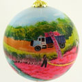 Cranberry Harvest Ball Ornament
