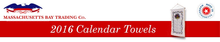 2016 Calendar Towels