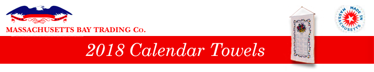 2018 Calendar Towels