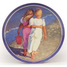 Best Friends Porcelain Plate