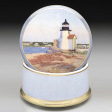 Brant Point Light Porcelain Box