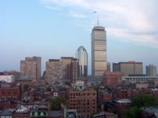 Photograph of Boston with Prudential Center