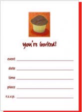 Ivy Arts Cupcake Invitation
