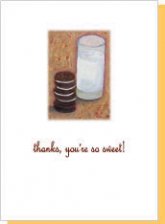 Ivy Arts Cookies Thank You Note