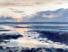Cape Cod Ocean Sunset Framed Art Print