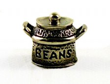 Boston Bean Pot Sterling Silver Bead
