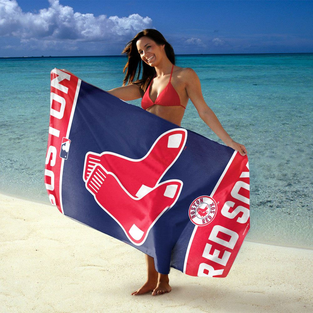 Red Sox beach towel