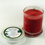 Burgundy Fir Needle Soy Candle