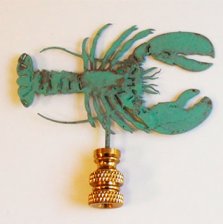 Lobster Lamp Finial