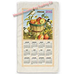 linen calendar towels