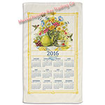 2016 Wildflower Tea Calendar Towel