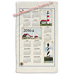 2016 Lighthouse Calendar Towel