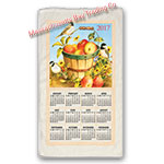 2017 Apple Basket Calendar Towel