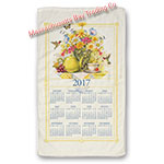 2017 Wildflower Tea Calendar Towel