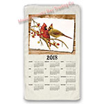 2018 Cardinal Pair Calendar Towel