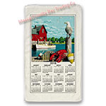 Nautical Scenic 2018 Calendar Towel
