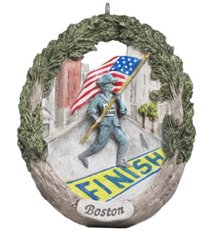 Boston Marathon Ornament