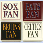 Boston Sports Fan Coaster Set