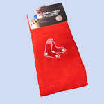 Embroidered Red Sox Golf Towel