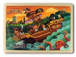The Pirates of Boston Wooden Puzzle