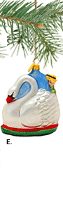 Boston Swan Boat Ornament