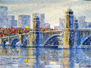 Longfellow Bridge Snowfall, Boston