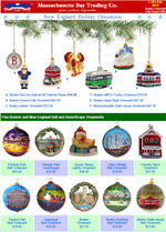 Boston and New England ornament flyer