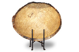 Oval Walnut Bowl