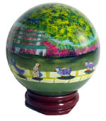 Back side of Boston Duckling Globe