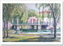 Spring Boston Garden Art Print