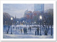 Boston Twilight Art Print