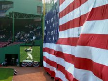 Photograph at Fenway Park, Ted Williams Memorial