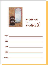 Ivy Arts Cookies Invitations