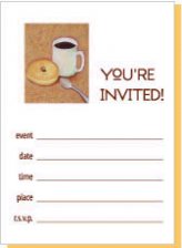 Ivy Arts Donut Invitations