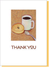 Ivy Arts Donut Thank You Note