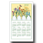 2012 Wild Flowers Calendar Towel