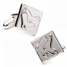 Silver Edition Red Sox Cufflinks