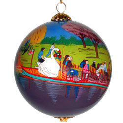 Swanboat Ball Ornament