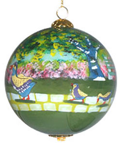 Boston Ducklings Ball Ornament