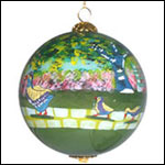 Boston Ducklings Ball Ornament