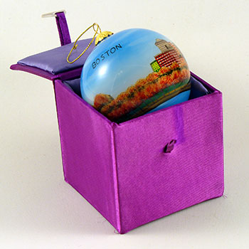 Boston Skyline Ball Ornament