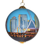 Zakim Bridge Ball Ornament