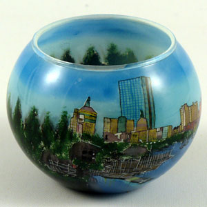 Boston Skyline Candle Votive