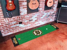 Boston Bruins Golf Putting Green Runner