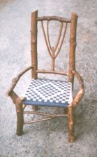 Rustic Childs Chair with Shaker Tape