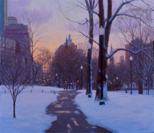 Back Bay Winter Twilight Holiday Cards