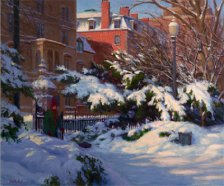 Boston Public Garden, Arlington Street Gate Holiday Cards