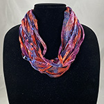 Frosted Berry 12" Fiber Necklace