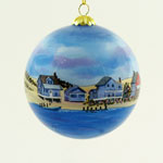 Sandy Neck Cape Cod Ball Ornament back