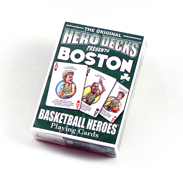 Boston Celtics Basketball Heroes Playing Cards